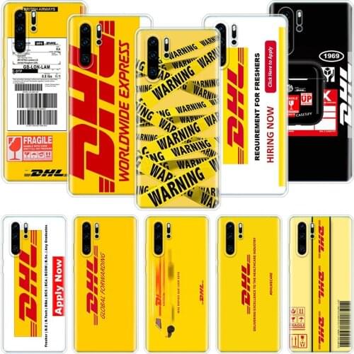 DHL Express Pattern Funny Phone Case For Huawei Honor 10 9 20 9X 8A 8X 8S 7A 7X Lite Pro 10i 20i Y5 Y6 Y7 Y9 2019 Cover Coque