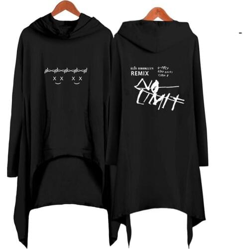 Leisure HIP HOP Post Malone Letters Print Tops Kawaii Sweatshirt Femmes Hoodies Clothings Corduroy Print Thick Autumn Creative