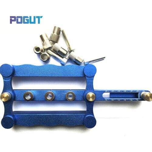 Self Centering Dowel Jig for Corner Edge Surface Joints Drilling Wood Clamp Tool Precise Hole Drilling Guide for 6/8/10mm Dowels