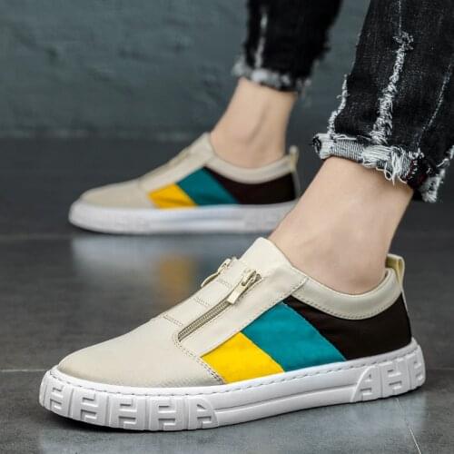 New Men Loafers Shoes Brand Fashion Casual Shoes Breathable for Men Fashion Men Flats Shoes Casual Sneakers Vulcanized Shoes