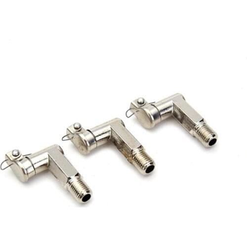 M6 M8 M10 1/8" BSP Male Brass Elbow Spring Oil Grease Cup Type Lubricating Cup For Machine Tool