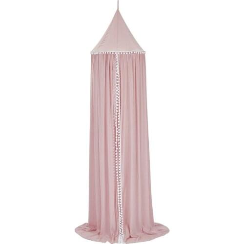 Kid Baby Bed Canopy Bedcover Mosquito Net Curtain Bedding Round Dome Tent Chiffon For Baby Room Decoration Mosquito Net