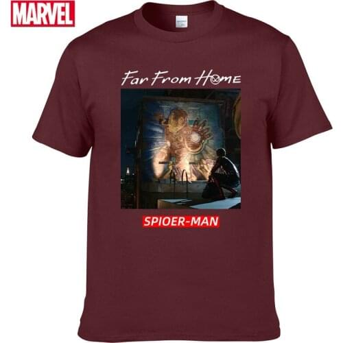 Marvel The Avengers Tom Holland Spider Man t shirt Short sleeve tee Mens cotton t-shirt graphic t shirts funny t shirts #115