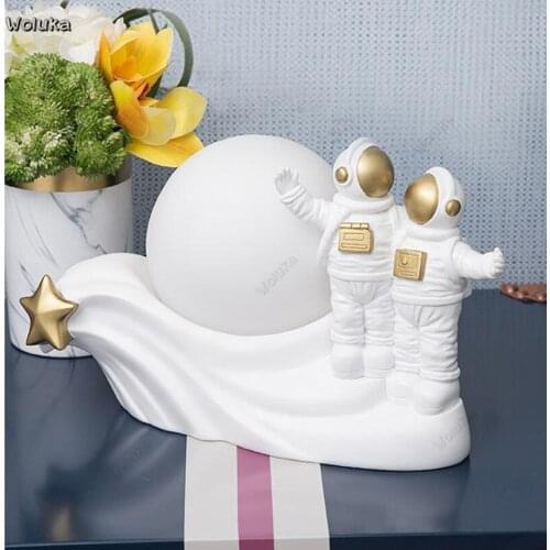 Astronaut desk lamp household night light practical long light Nordic style bedroom bedside lamp decorative lamp CD50 W07