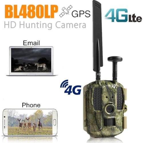 Newest GPS Hunting Camera Digital Video Camera Photo-Traps 4G FDD-LTE Hunting Trail Camera Wild Camera Trap Hunter Foto Chasse