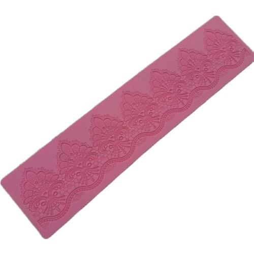 New Design Flowers Frame Cake Round Shape Silicone Lace Cake Mold,Ice ,Jelly Candy Fondant Bakware DIY H710