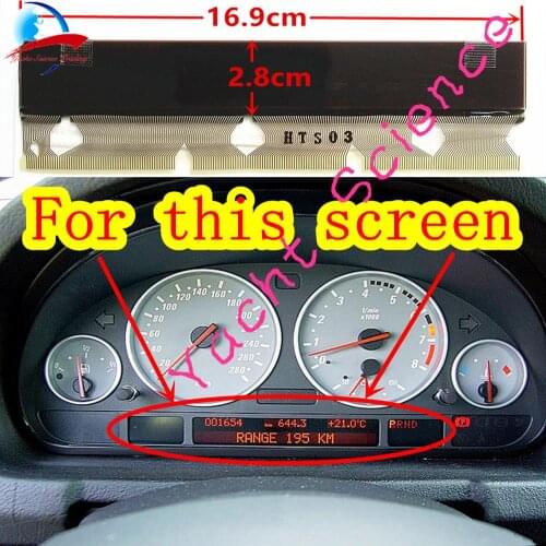 Dashboard Instrument Cluster Replacement Speedometer Pixel Repair Car Lcd Panel Display Monitor Screen For BMW E38 E39 E53 X5
