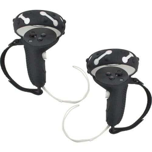 For Oculus Ques 2 VR Touch Controller Grip Cover Adjustable 3in1 Silicone Cover Handle Protective Sleeve for Oculus Quest2