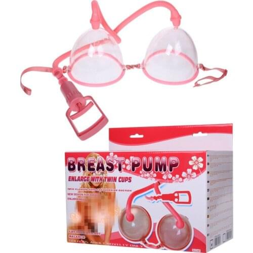 Handheld Vacuum Cupping Breast Enlargement Pumps Nipple Suction Cups Set Therapy Massager Enhance Big Size Cup Chest
