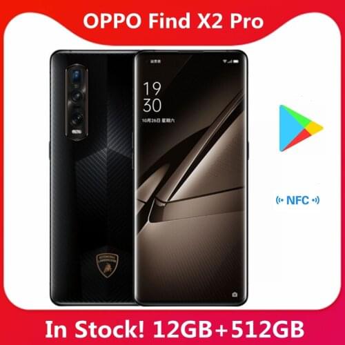 Original OPPO Find X2 Pro 5G Smartphone 6.7inch Snapdragon 865 12GB 256GB Rear Camera 48MP + 48MP + 13MP 4260mAh NFC Google Play