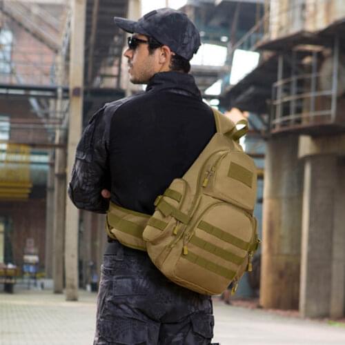 20-35L Shoulder Tactical Bag,Waterproof Military Backpacks for Camping,Outdoor Single Belt Chest Pack