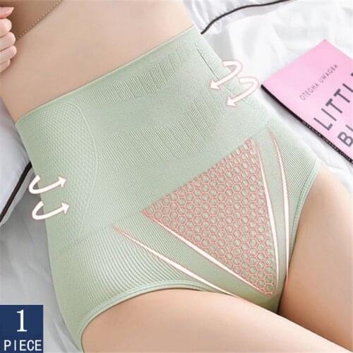 Womens Panties Underwear Seamless High Waist Briefs Breathable Cotton Underwear Sexy Lingerie Intimates Underpants