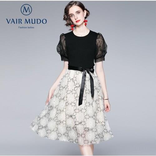 Летние трикотажные платья VAIR MUDO China At AliExpress