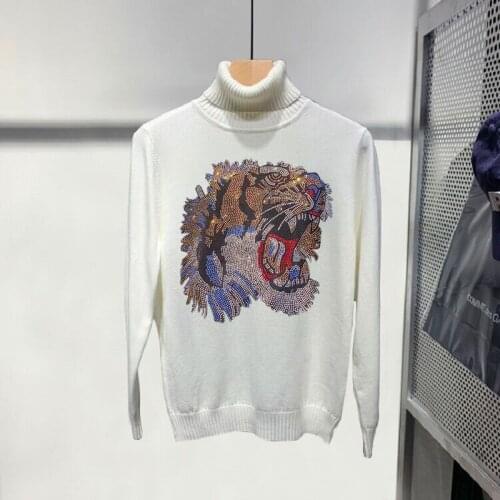 Top Korean High-Quality Base Cashmere 100% Pullover Brand M-5XL Knitted Autumn/Winter Mens Turtleneck Sweater Popular Sweatshir