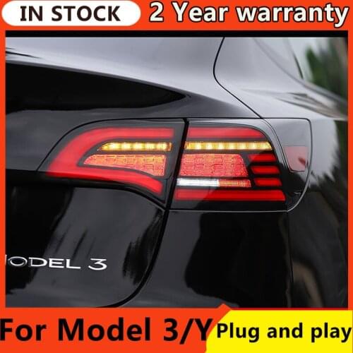 For Car Tesla Model 3 2018-2021 Headlights DRL Day Running Light LED Bi Xenon Bulb Fog Lights Car Accessory Model Y Head Lamp