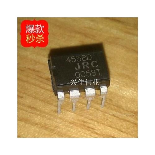 10PCS New JRC4558 JRC4558D 4558 DIP-8 high-quality dual op amp
