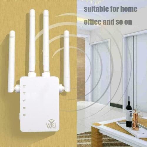 1200mbps Home Wireless Wifi Repeater/Router 2.4G&5G Dual Band Wifi Signal Amplifier AP Signal Booster High Speed
