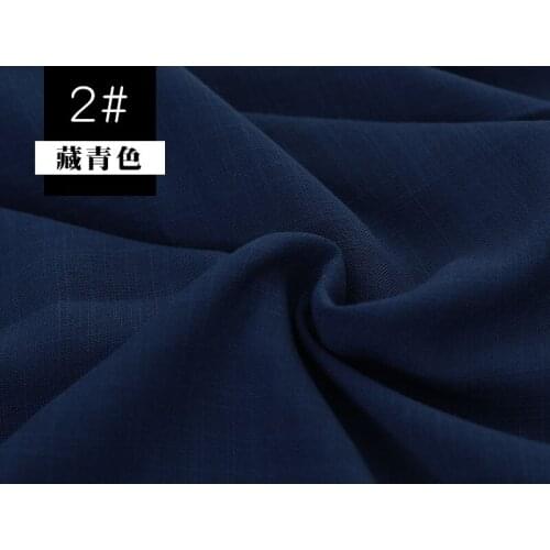 155cmx50cm Cotton and Linen Clothing Fabric Linen Thin Section Solid Color Bamboo Node Cotton Artificial Ramie Cotton Fabric