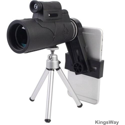 50x60 Zoom Telescope Night Vision Optical Lens Monocular Camping Travel Tripod