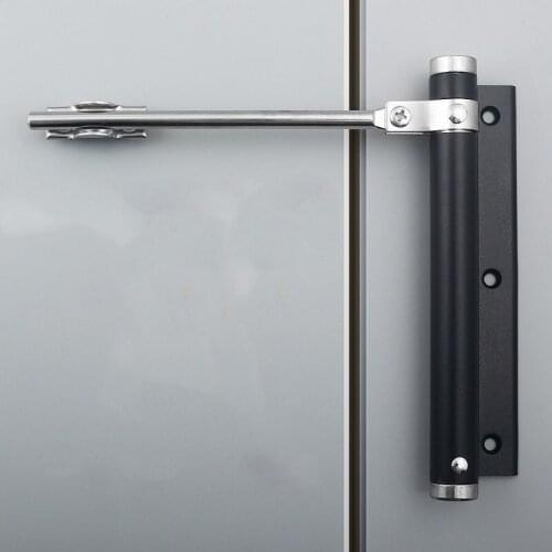 Stainless Steel Door Closer,Adjustable Force,Automatic Door Closing Device,Pulley Silent Suitable For Many Types Of Doors E11986