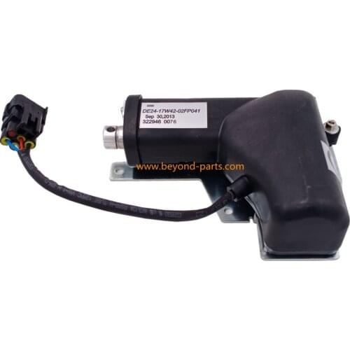 Liugong Xugong Zoomlion excavator throttle stepping motor DE24-17W42-02FP041 322946 0076
