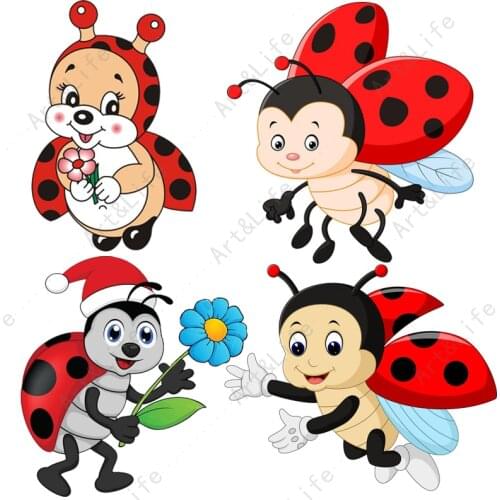 Hot New Metal Cutting Dies Stencils Ladybirds Beetles for Making Scrapbook Papper Card Album Birthday Card Embossing Cut Die