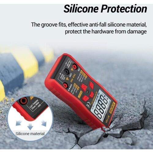 Multimeter Tester Auto Mmultimetro True Rms multi meter Met Ncv Tranistor Meter esr Data Telt Zaklamp Hold 6000 meter A2K5