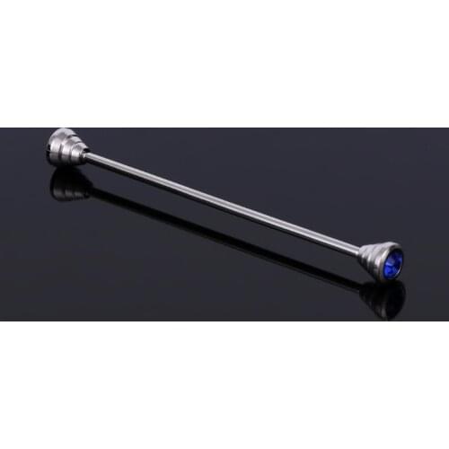 Mens Shirt Collar Pin Necktie Tie Clip Clasp Brooch Bar Barbell Lapel Stick New