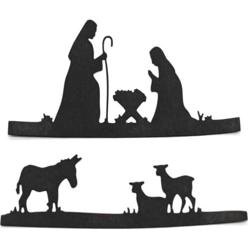 New Easter Jesus Metal Cutting Dies Stencil Scrapbooking DIY Album Stamp Embossing Paper Card Decor New for 2020