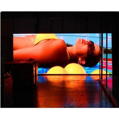 P3.91 P4.81 full color led sign panel 39 inch ultra thin aluminum cabinet software free indoor rental led screen