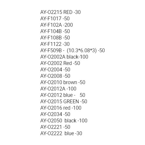 Fuel Injector plastic parts and rubber seal free ship