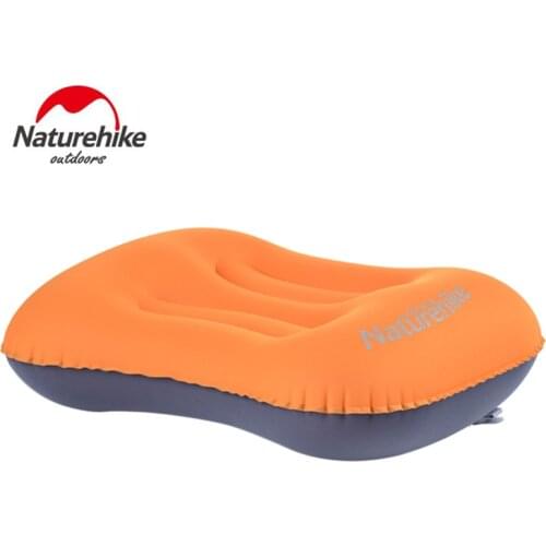 NatureHike Mini Travel Pillow Ultralight Portable Air Inflatable Pillow Outdoor Camping Travel Soft Soft Neck Protective Pillow
