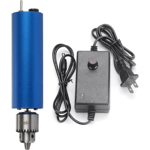 TOP Stepless Speed Regulation Handheld Multifunctional Electric Drill Mini Electric Grinder Woodworking Drill US Plug