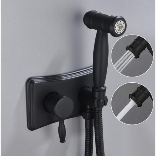 Handheld Toilet Bidet Faucet Sprayer brass Bathroom Hand Bidet Spraye Set Toilet Self Cleaning Shower Head