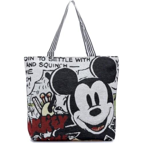 Disney Anime Shoulder Bags Cute Cartoons Shopper Bags for Women Casual Fashion Handbags for Women Crossbody Bags Disney New Bags