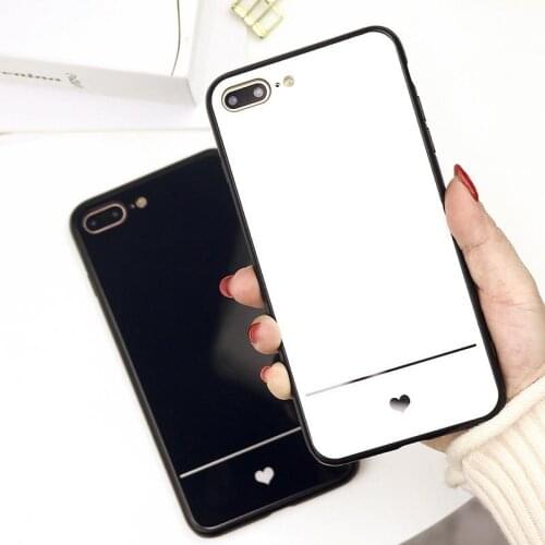 For Vivo Y71 Mobile Phone Cover Solid Color Simple Pattern Tpu Hard Protective Case solid color Glass+TPU
