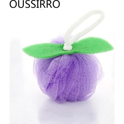 Creativity Apple Soft Bath Ball Foaming Bath Flower Blister Bubble Showering Ball Home Personal Cleaning Tool Bathroom Supplies