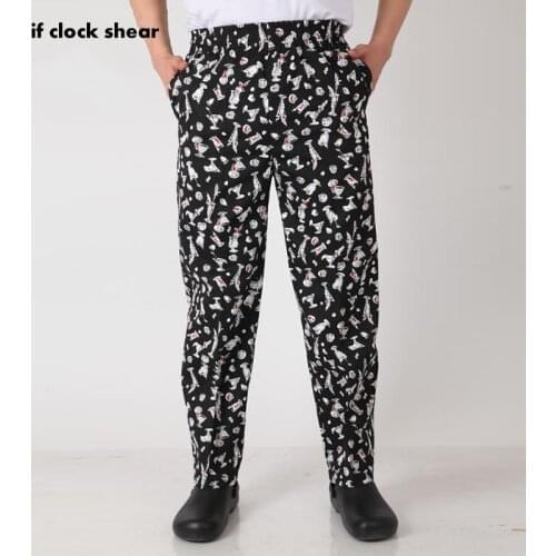 IF chef uniform for menitchen Trouser chef pants hotel cook service waiter pants Cook pants work pants hotel restaurant uniforms