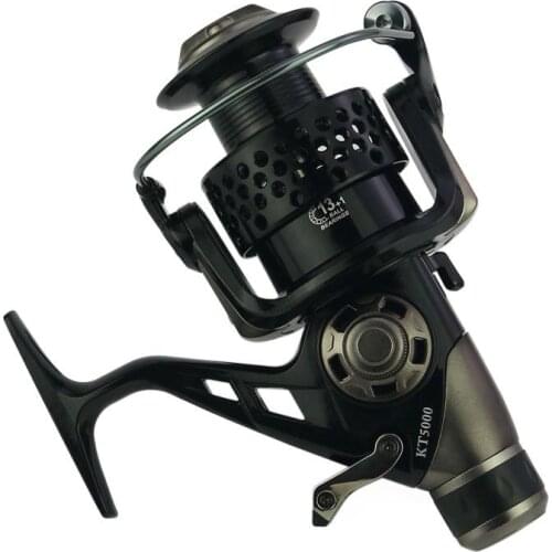 Weimostar 13+1BB Double Unloading Metal Head Sea Fishing Wheel Squid Spinning Fishing Reel Fishing Tackle Carretilha de pesca
