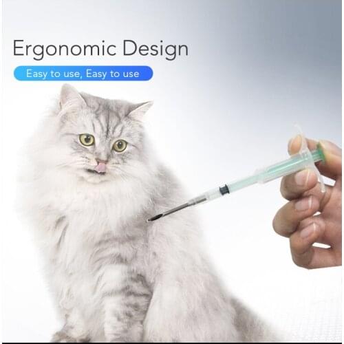 1.4*8mm RFID Microchip Applicator Syringe Injection for animals feeding pet supply 100 pcs