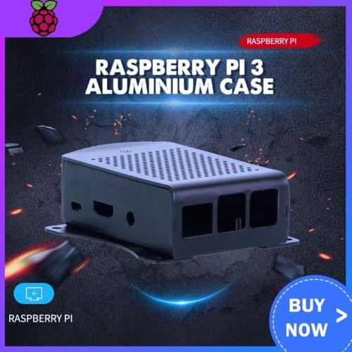 100 Pcs/Raspberry Pi 3 Aluminium Case Metalen Behuizing voor RPI 3 Model B Compatibel met Raspberry Pi 3 Model B