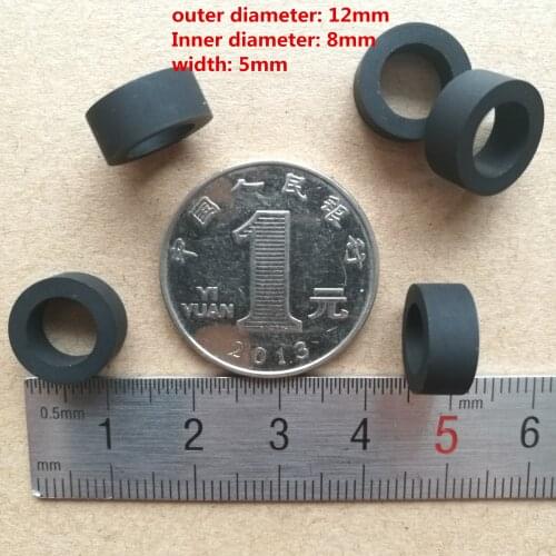 5pcs 12mmx8x5 Buffer rubber ring Shock absorption rubber pad Waterproof for cassette deck audio tape Stereo player