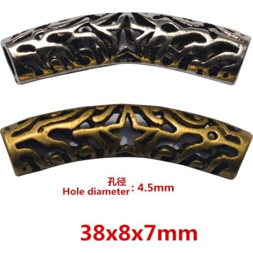 8 pcs/lot Fashion zinc alloy Metal Large Hole Beads charms DIY European Bracelet jewelry Fittings making 6647