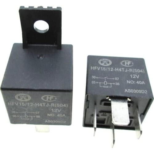 CAR 12V relay 4RA 965 400-00 HFV15-12-H4TJ-R HFV15 12 H4TJ R 40A 12VDC DC12V 12V 4PIN