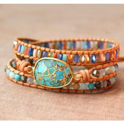 Medusa Bracelet Jewelry Bracelet for Women Luxury Designer Hand-woven Bracelets Unruly Bracelet Natural Stone Charm Bracelet