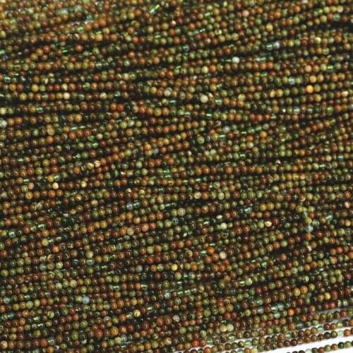 Natural peacock stone beads 2mm 3mm round spacers accessories beads high quality fashion diy jewelry loose beads 15inch B485