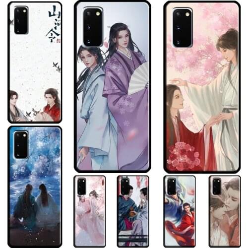 WORD OF HONOR Shan He Ling Coque For Samsung Galaxy Note 20 Ultra Note 10 Plus S20 FE S21 Ultra S8 S9 S10 Plus Case
