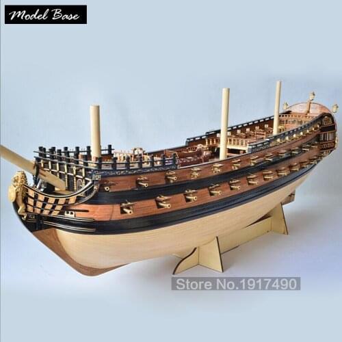 Wooden Ship Models Kits3d Laser Cut Scale 1/50 Model-Ship-Assembly A New Version Of Peter The Greats Flagship Ship Model Set