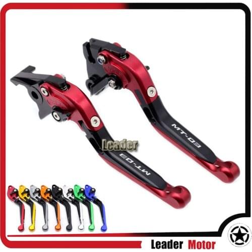 For YAMAHA MT-03 MT03 MT 03 2015 2016 2017 2018 2019 2020 2021 Motorcycle Accessories Folding Extendable Brake Clutch Levers