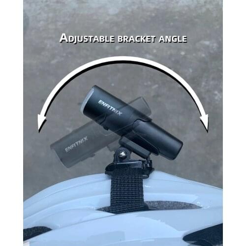 Headlight Helmet Mount Strips Bicycle MTB Bike Light Holder Cycling convoy bike helmet clamp Accessories Helmet Light Holder